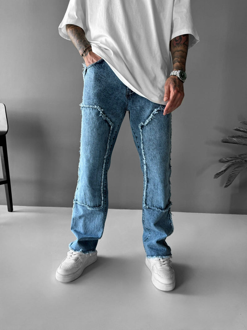 Blue Ripped Denim